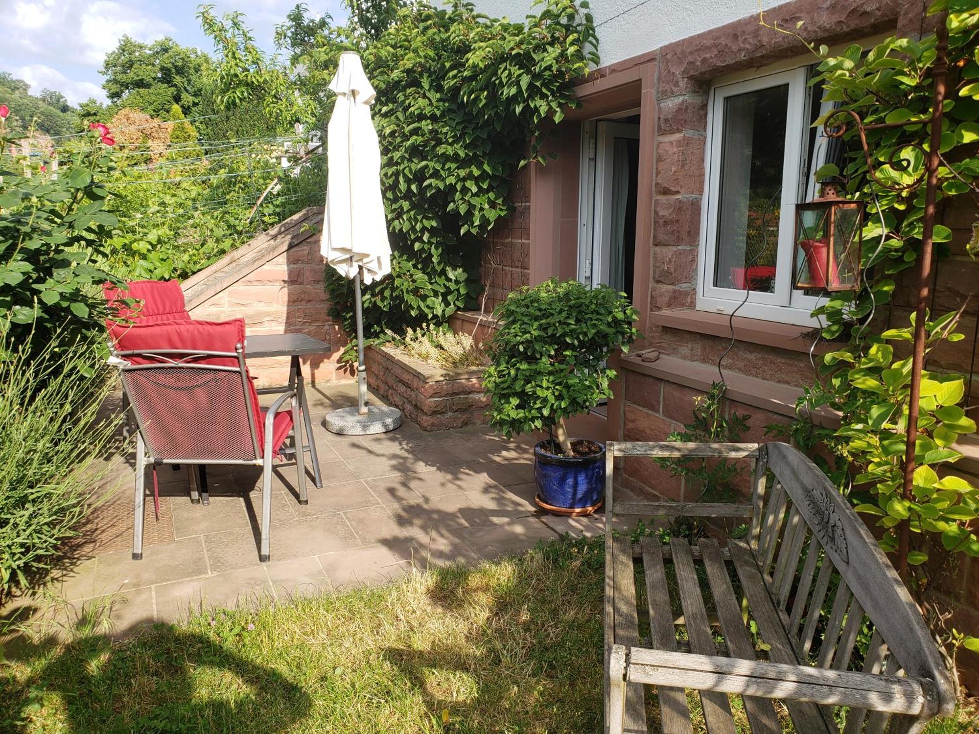 Panorama-Blick Miltenberg, 3 Pers., Zentr., Am Main, Terrasse, Bootverleih, P Kültér fotó